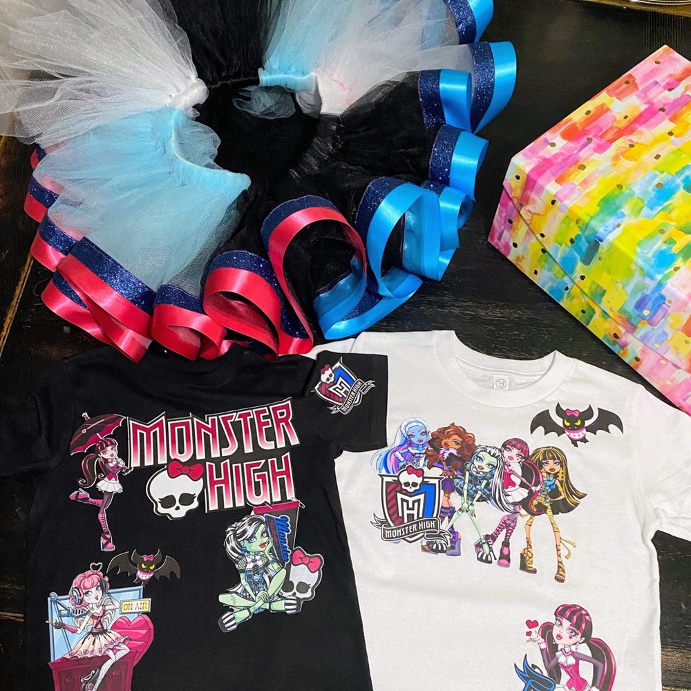 Monster High T-Shirts and Tutu Set